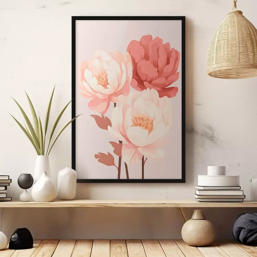 carta da parati Peonie nr. f46252