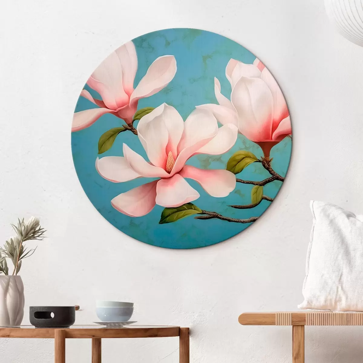 Quadri rotondi Magnolia r46211