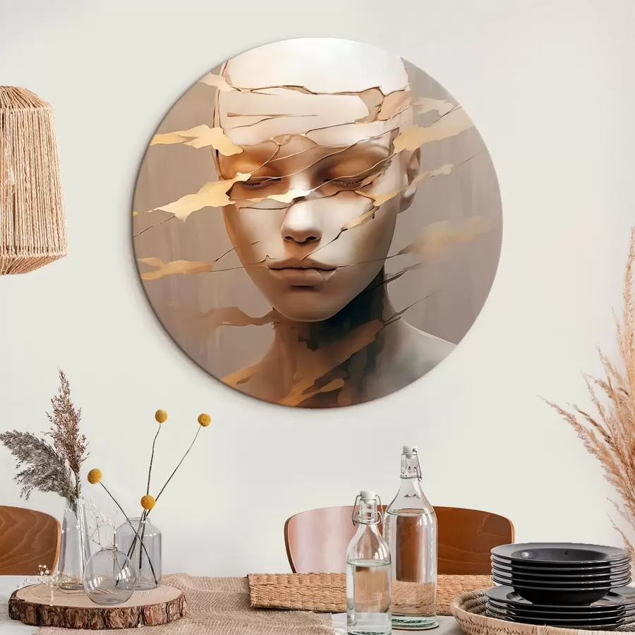 carta da parati Faccia rotta nr. r46225