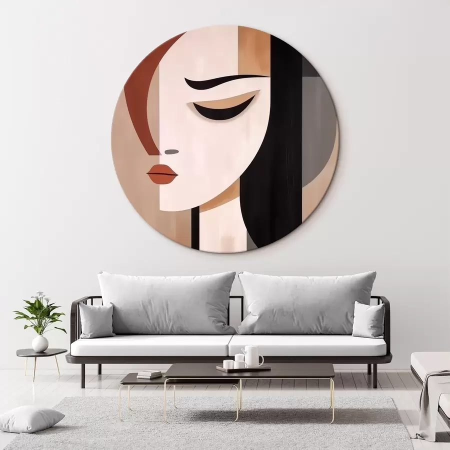 carta da parati Facce astratte nr. r46242