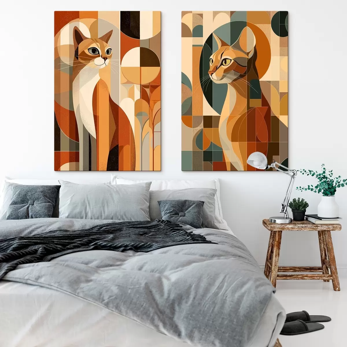 carta da parati Gatti astratti nr. m00841