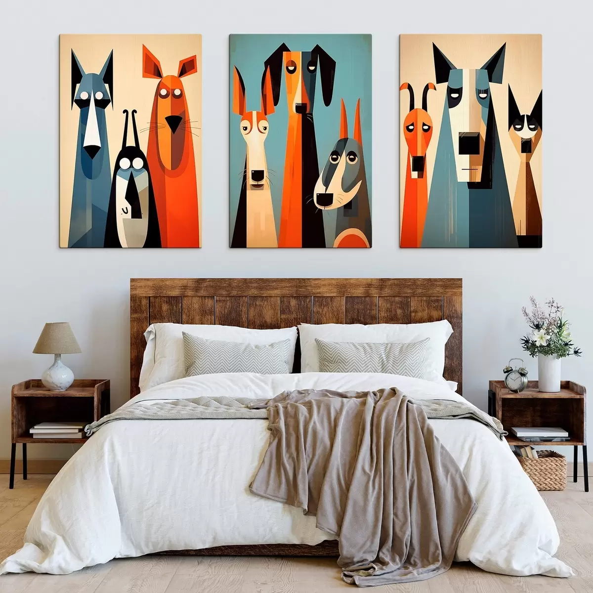 carta da parati Cani astratti nr. m00845