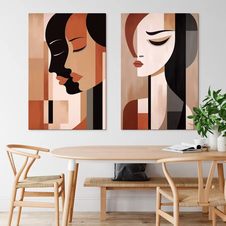 carta da parati Facce astratte nr. m00847