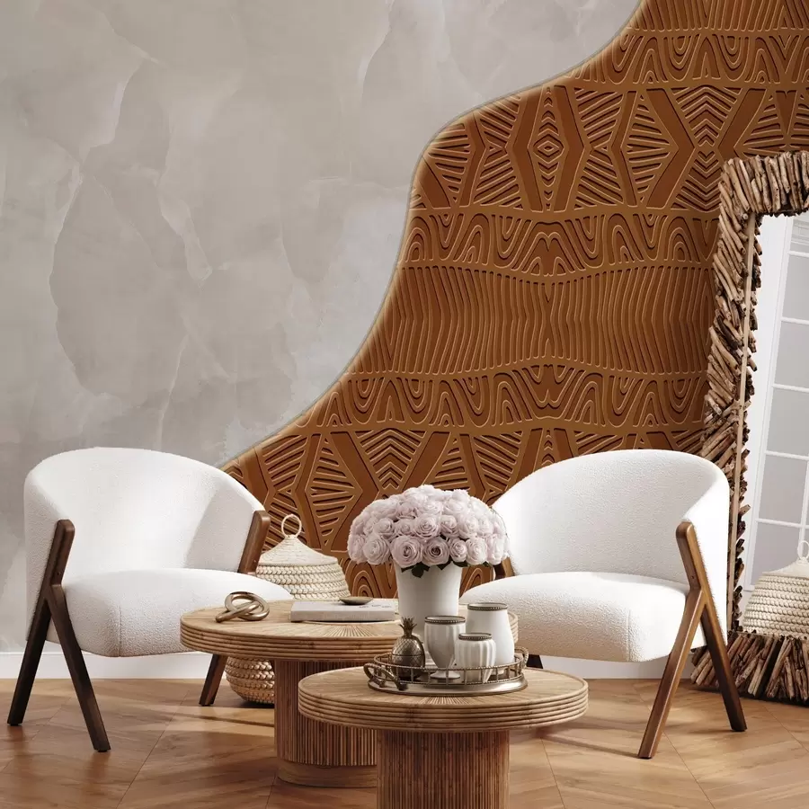 carta da parati Ornamento e cemento nr. w04664