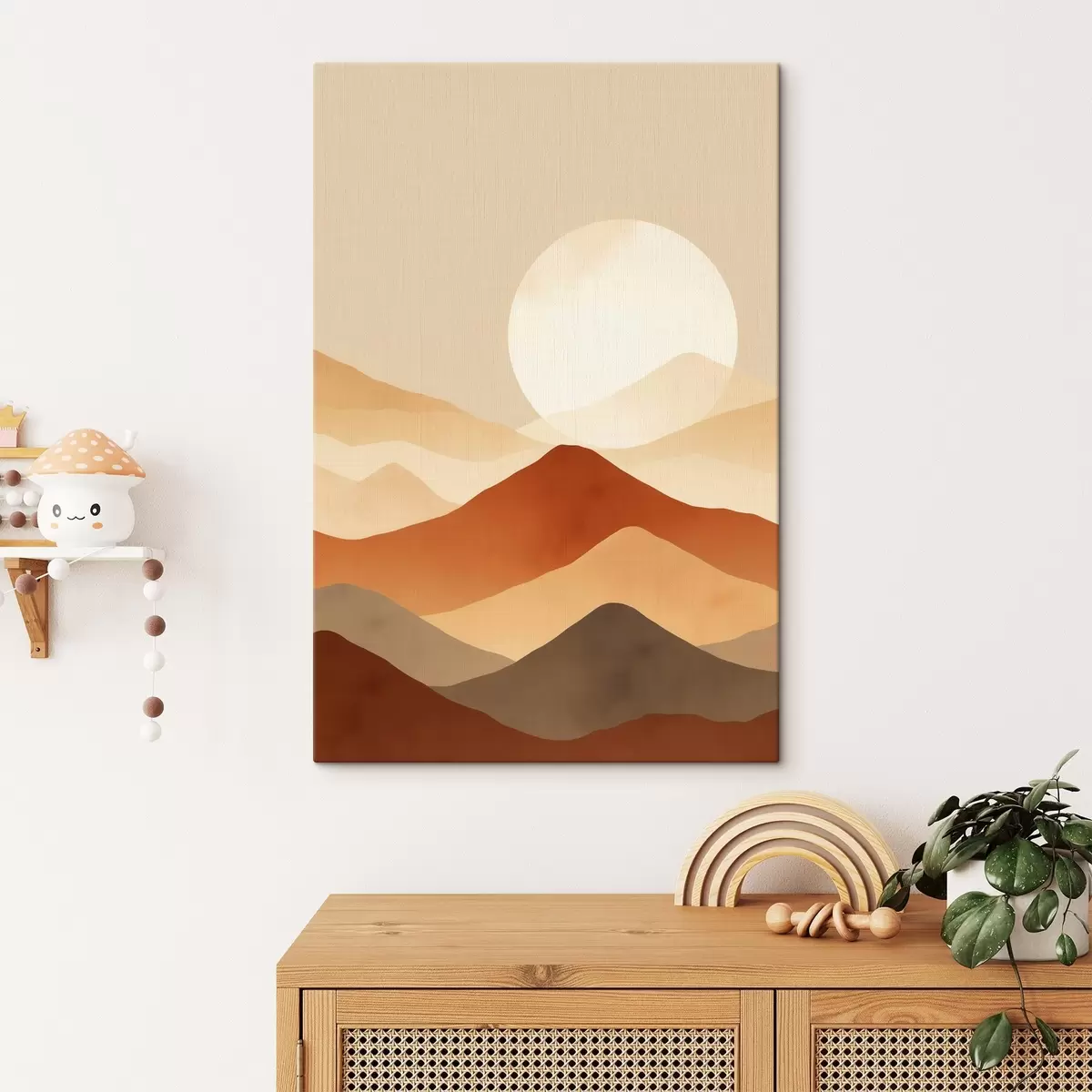 carta da parati Enorme luna sullo sfondo nr. s46083