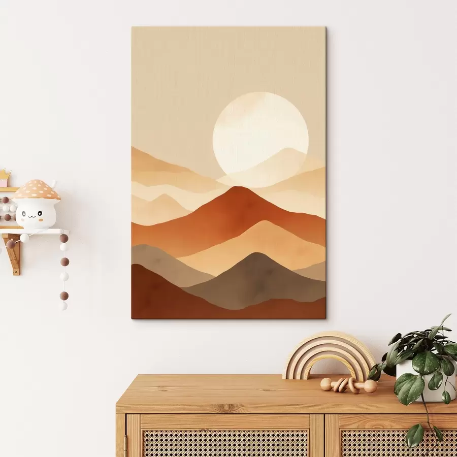 carta da parati Enorme luna sullo sfondo nr. s46083