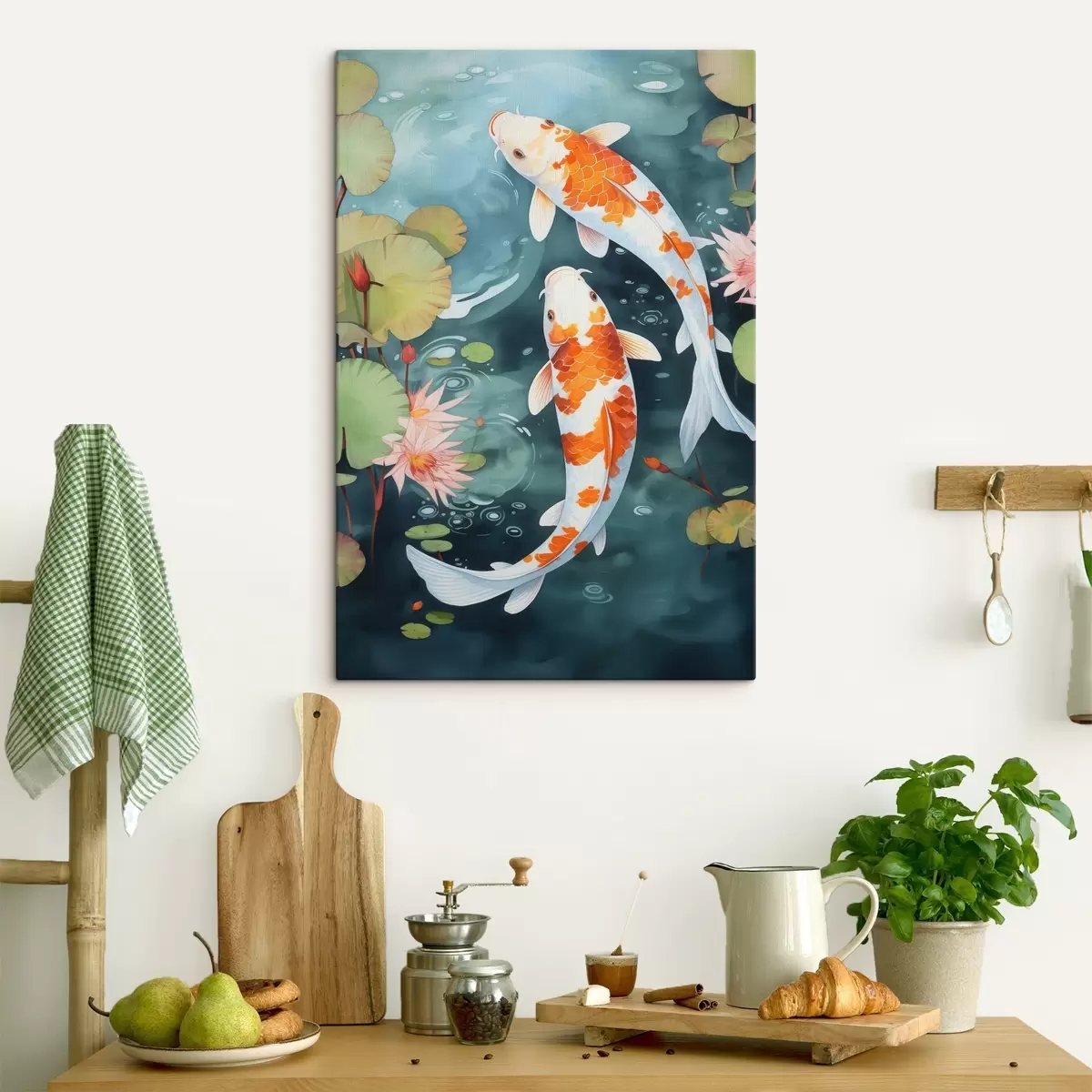 carta da parati Pesci in uno stagno nr. s46087