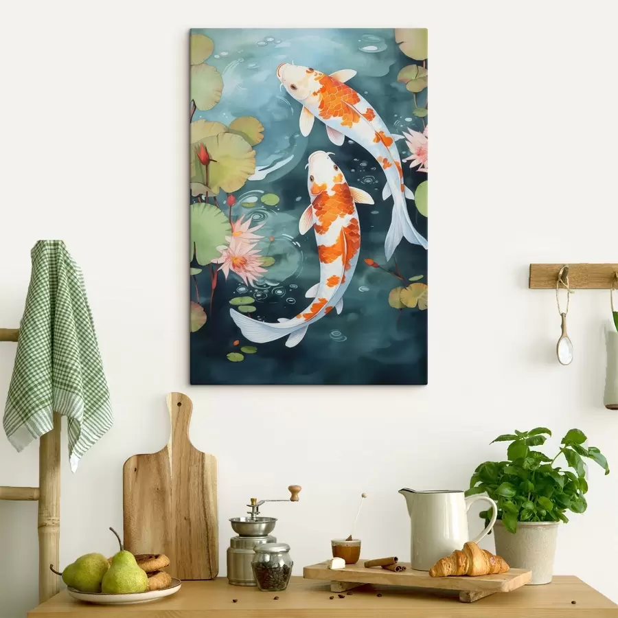 carta da parati Pesci in uno stagno nr. s46087