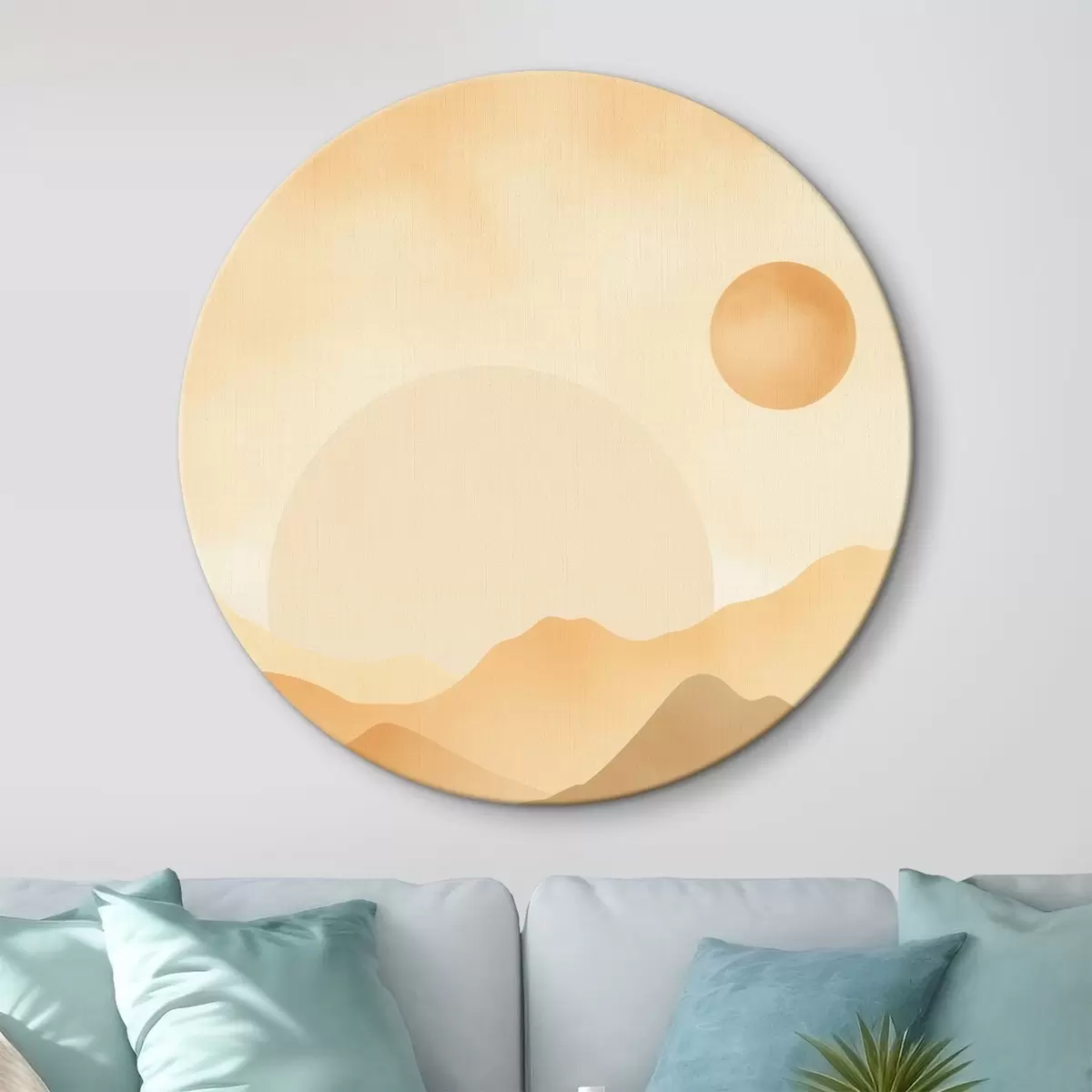 Quadri rotondi Montagne r46082