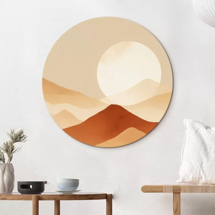 carta da parati Enorme luna sullo sfondo nr. r46083