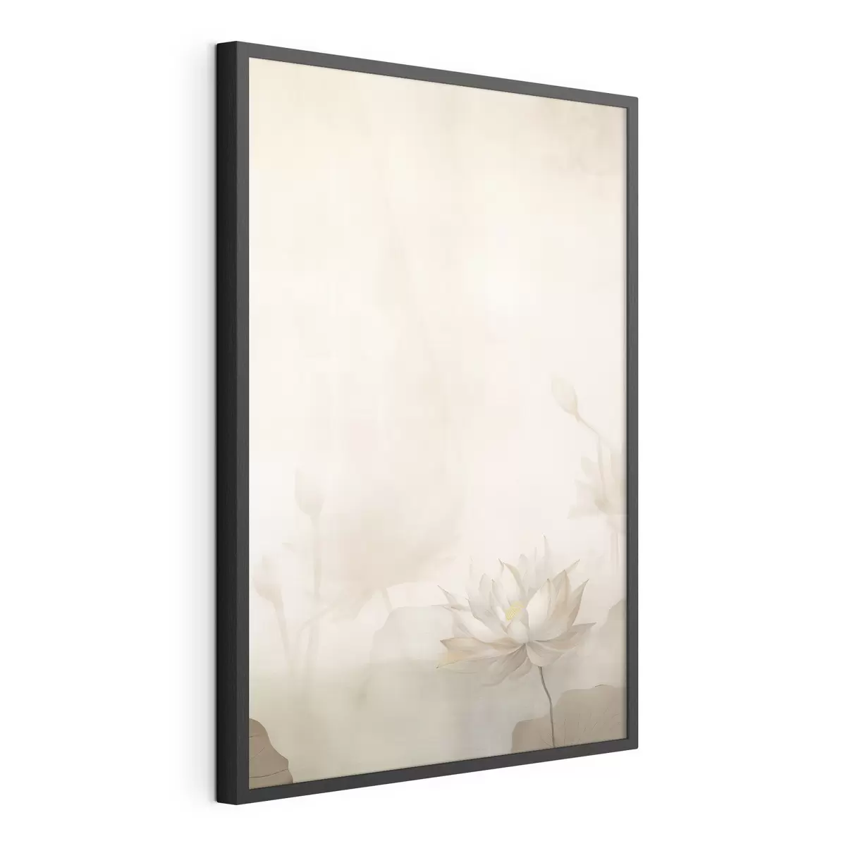 Poster Fiore di loto su sfondo chiaro f46070