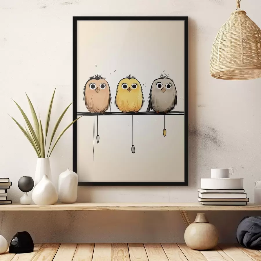 carta da parati Pulcini carini nr. f46071