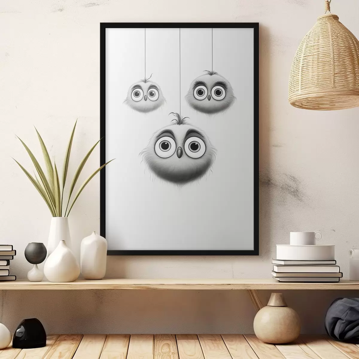 Poster Tre uccellini carini f46072