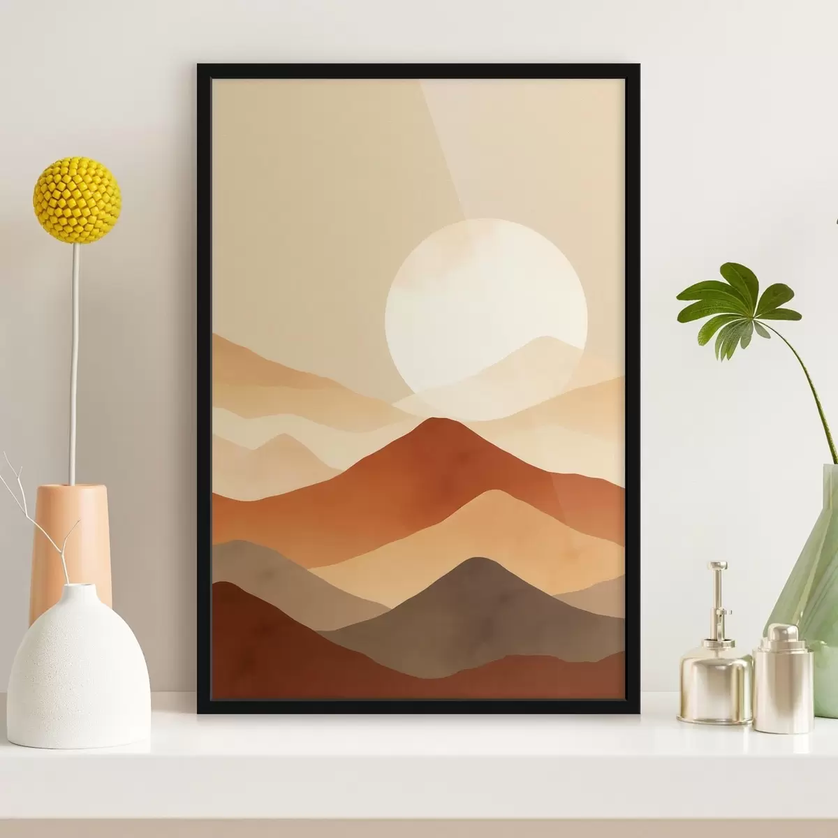 Poster Enorme luna sullo sfondo f46083