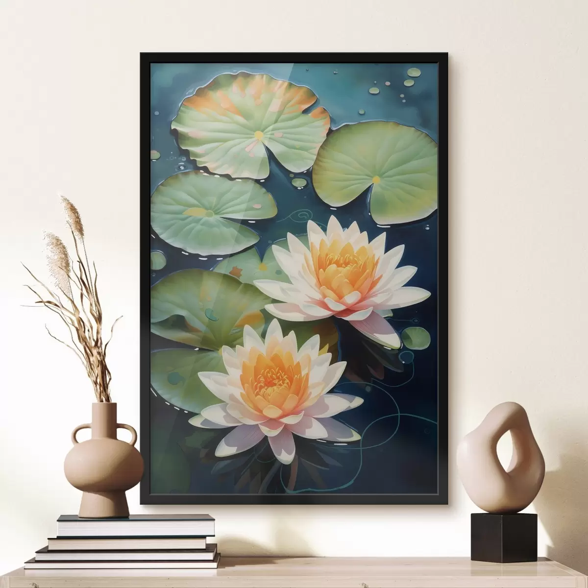 Poster Due fiori di loto f46084