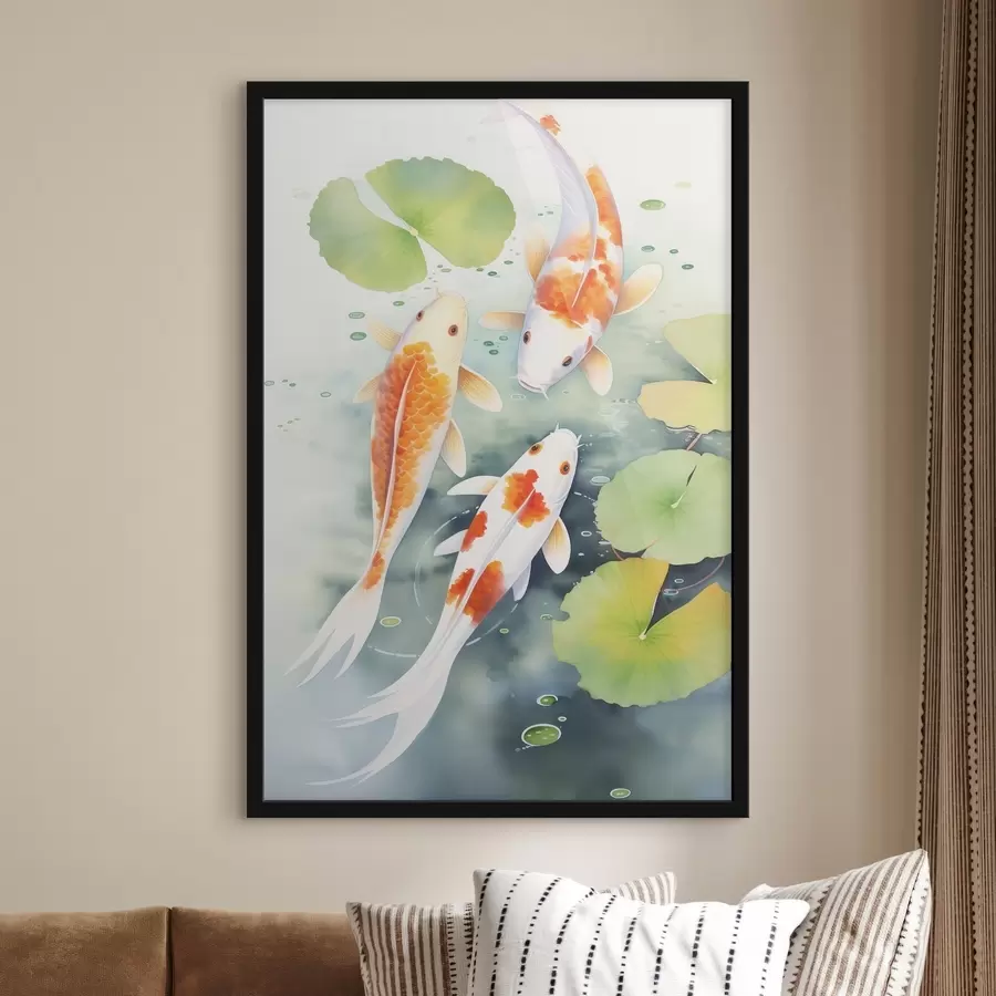 carta da parati Tre pesci nr. f46085