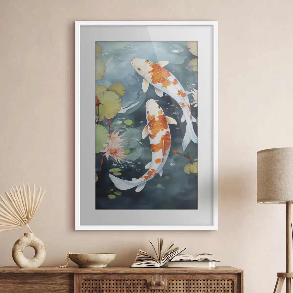 Poster Pesci in uno stagno f46087