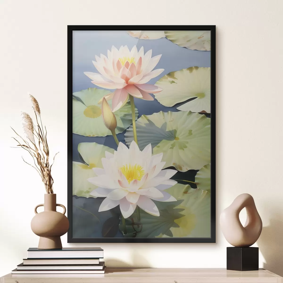 Poster Lussuosi fiori di loto f46089