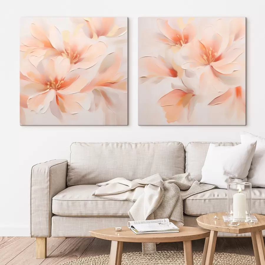 carta da parati Fiori astratti delicati nr. m00789