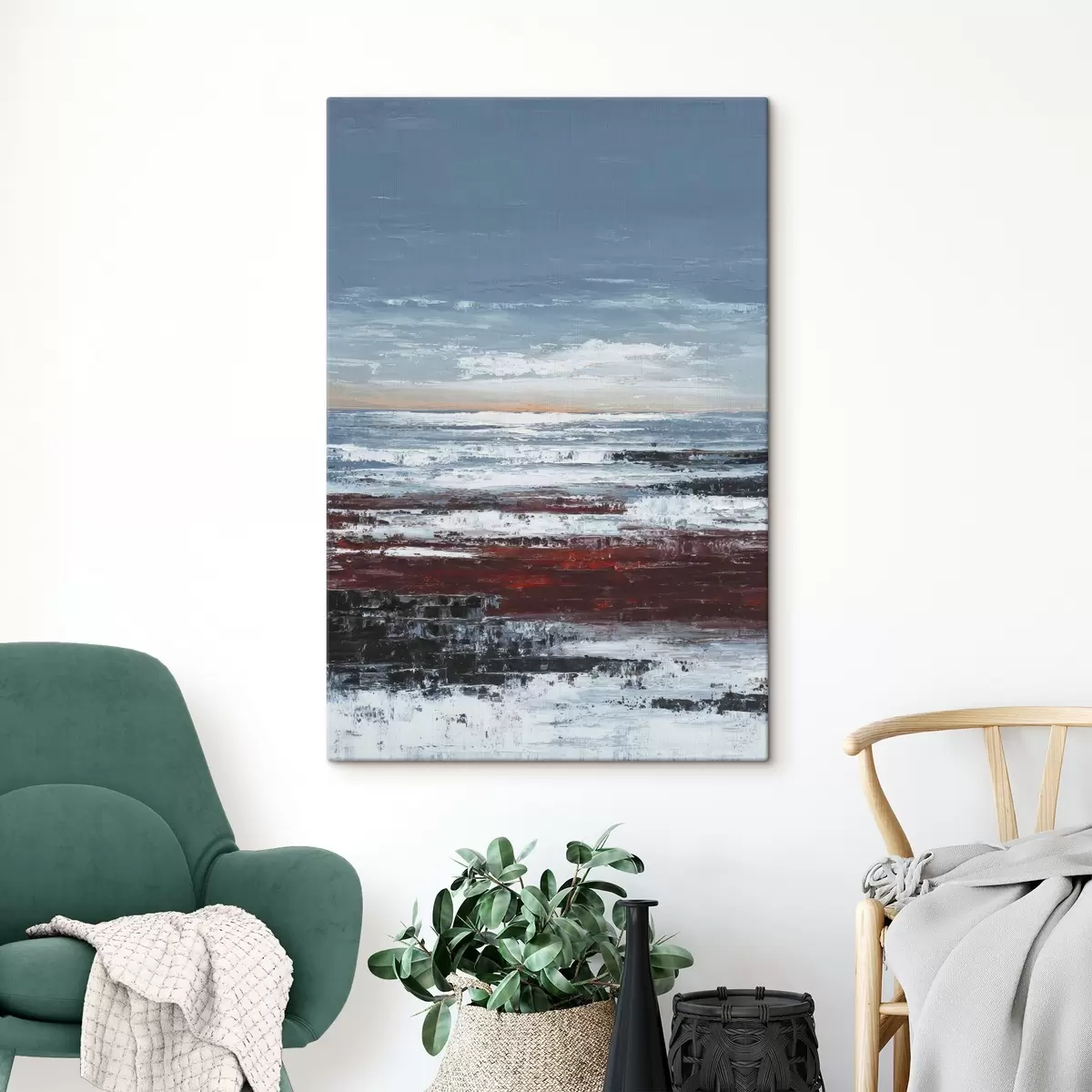 carta da parati Paesaggio marino astratto nr. s46014