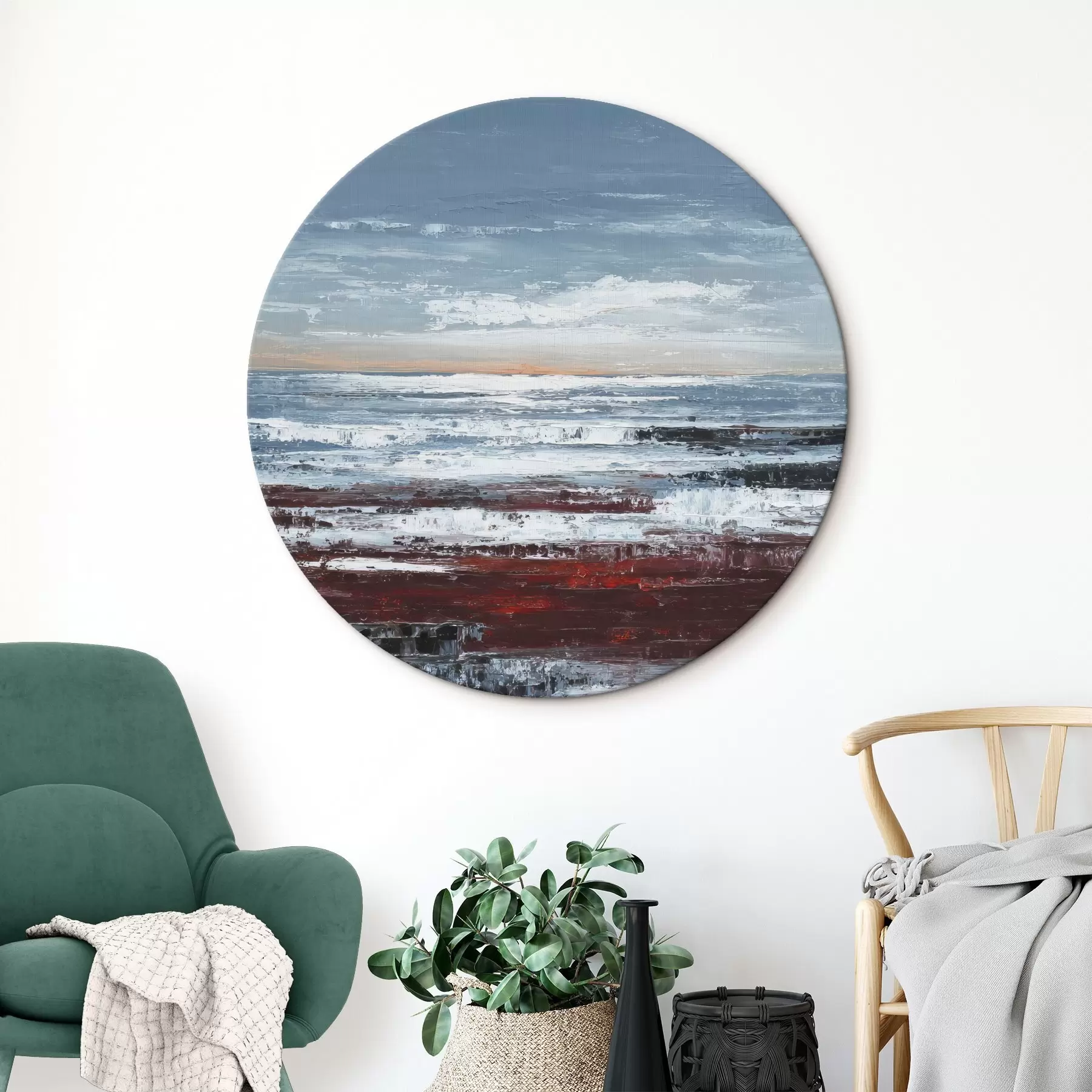 carta da parati Paesaggio marino astratto nr. r46014