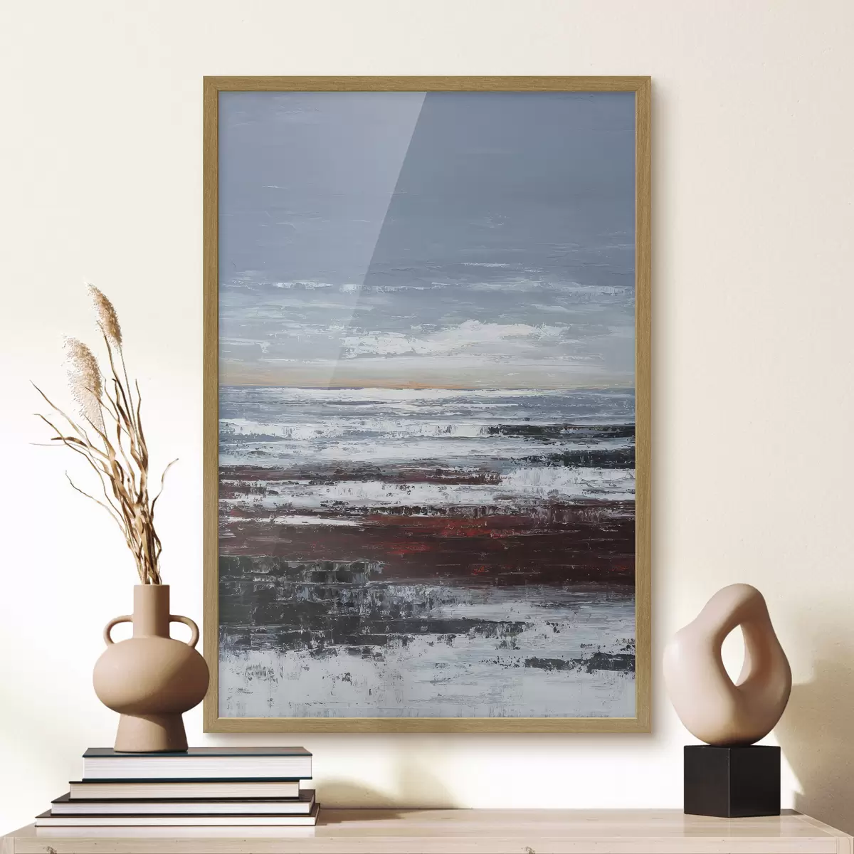 Poster Paesaggio marino astratto f46014