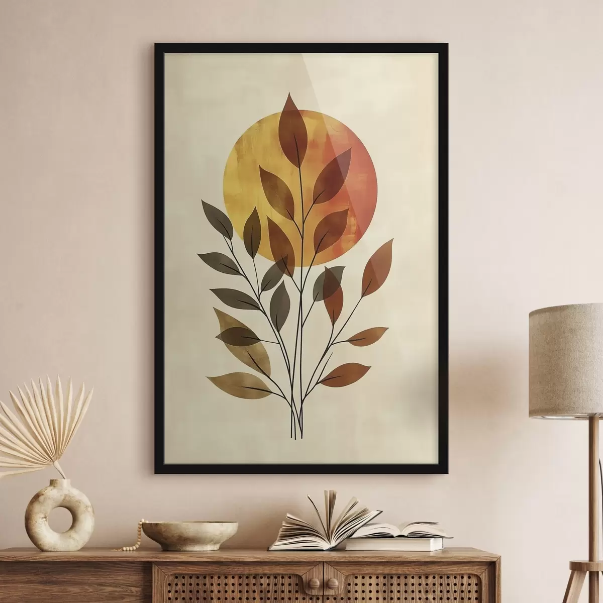 Poster Ramo con foglie f46132