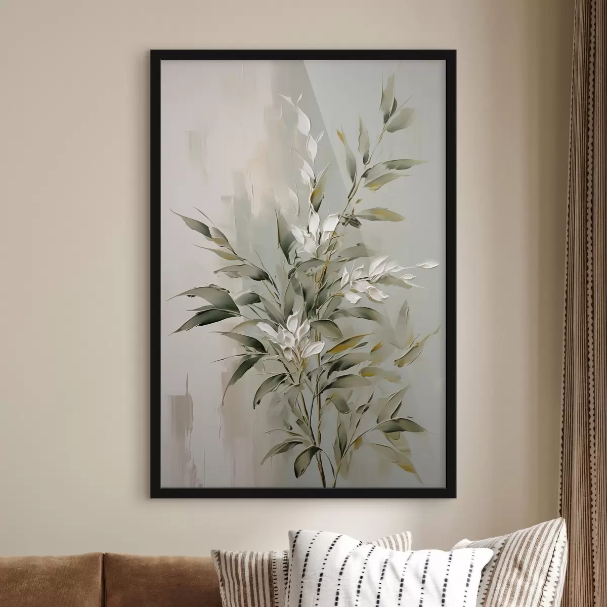 Poster Ramo astratto con foglie f46135