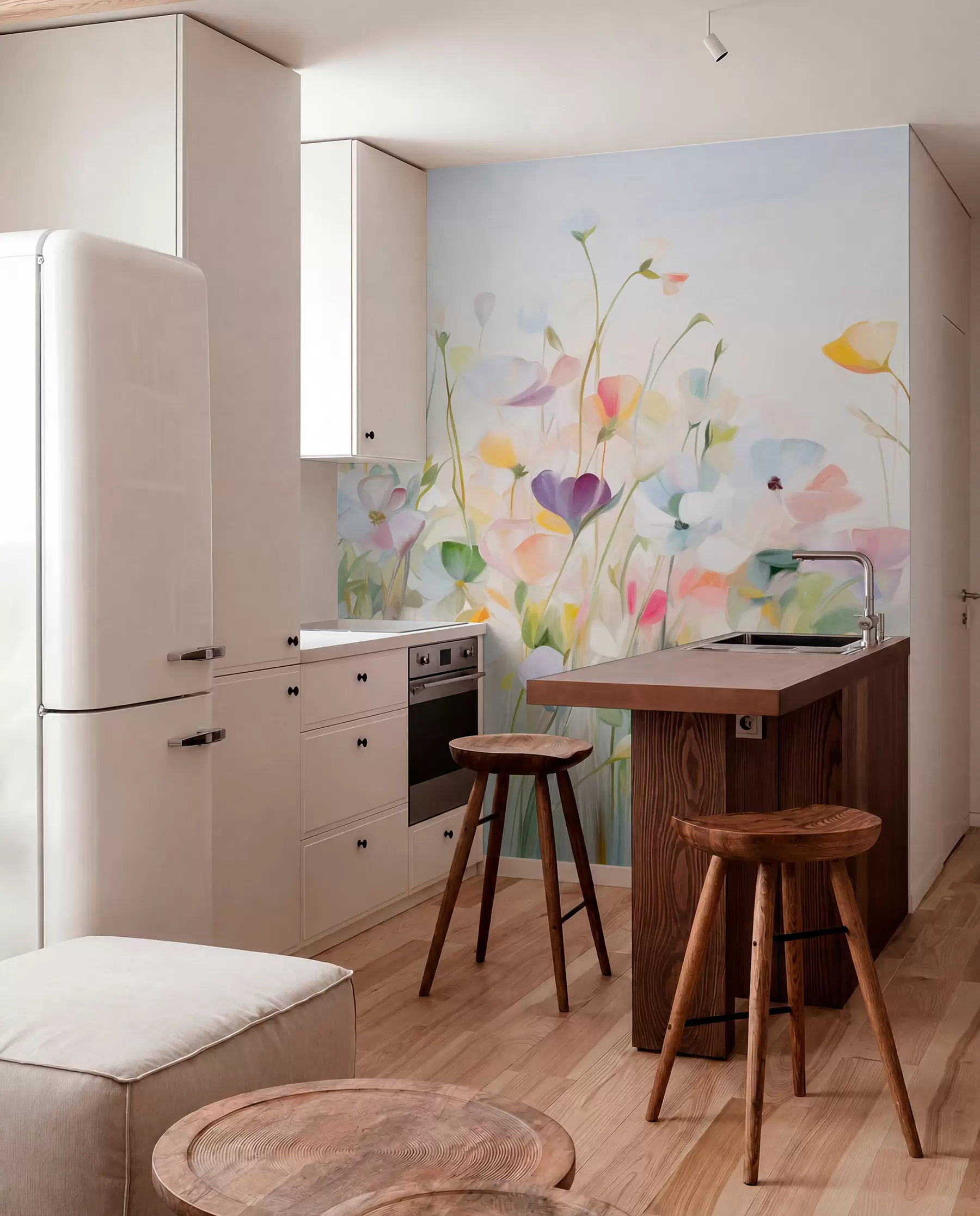 Carta da parati Floreale Studio di fiori di campo n. w09466