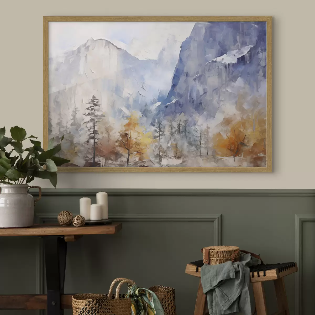 Poster Il bosco guarda i monti f46298