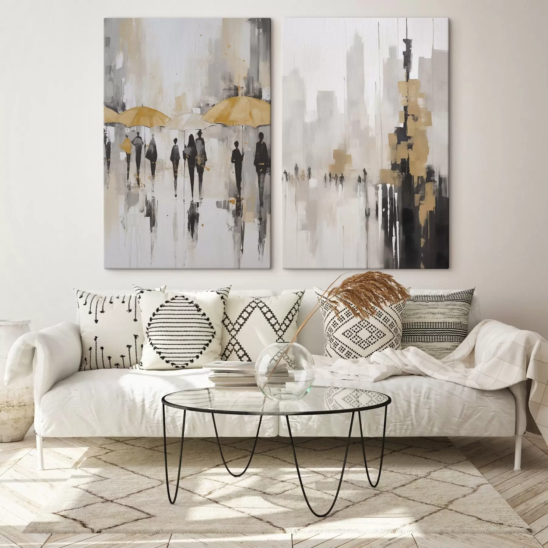 carta da parati Paesaggio urbano astratto nr. m00873