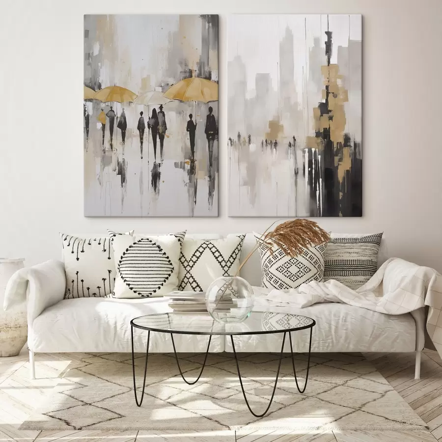 carta da parati Paesaggio urbano astratto nr. m00873