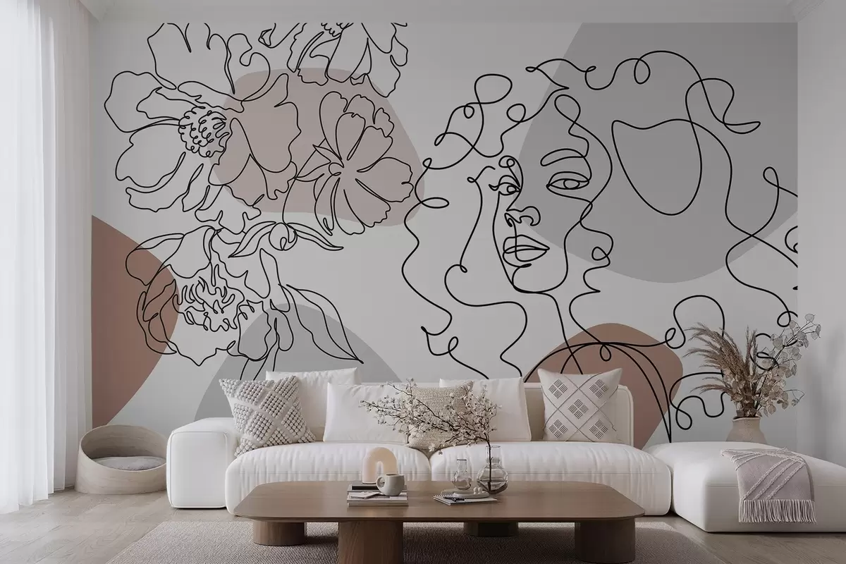 carta da parati Ragazza in fila nr. w04724