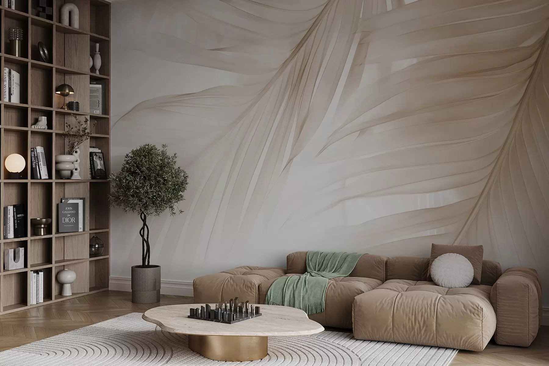 Carta da parati Tropici della Foresta Foglie di felce n. w04727