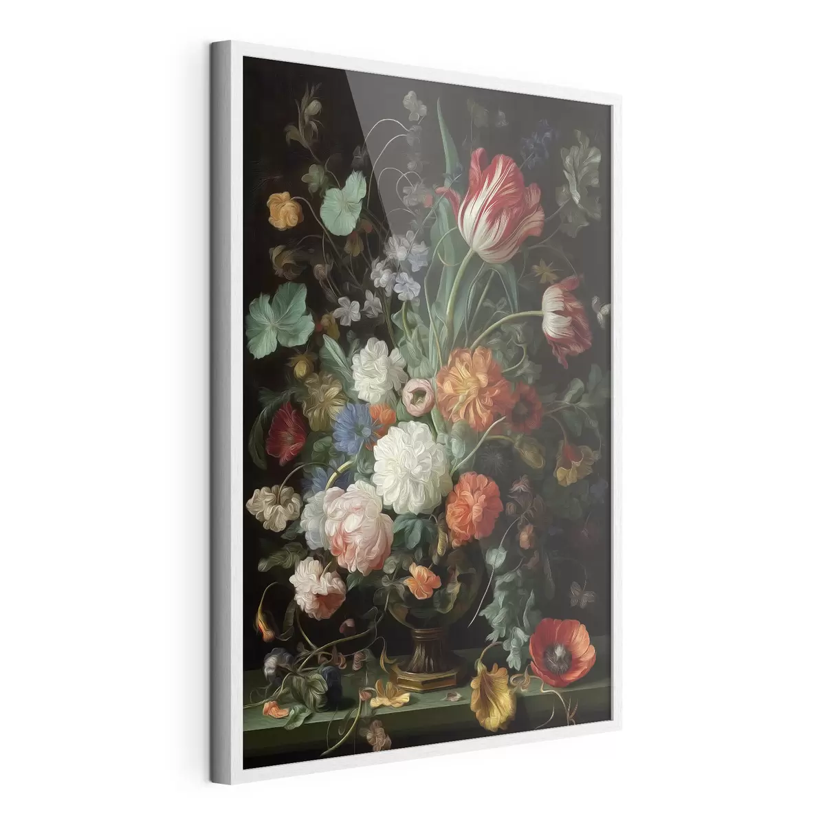 Poster Composizione floreale nello stile delle nature morte antiche f46145