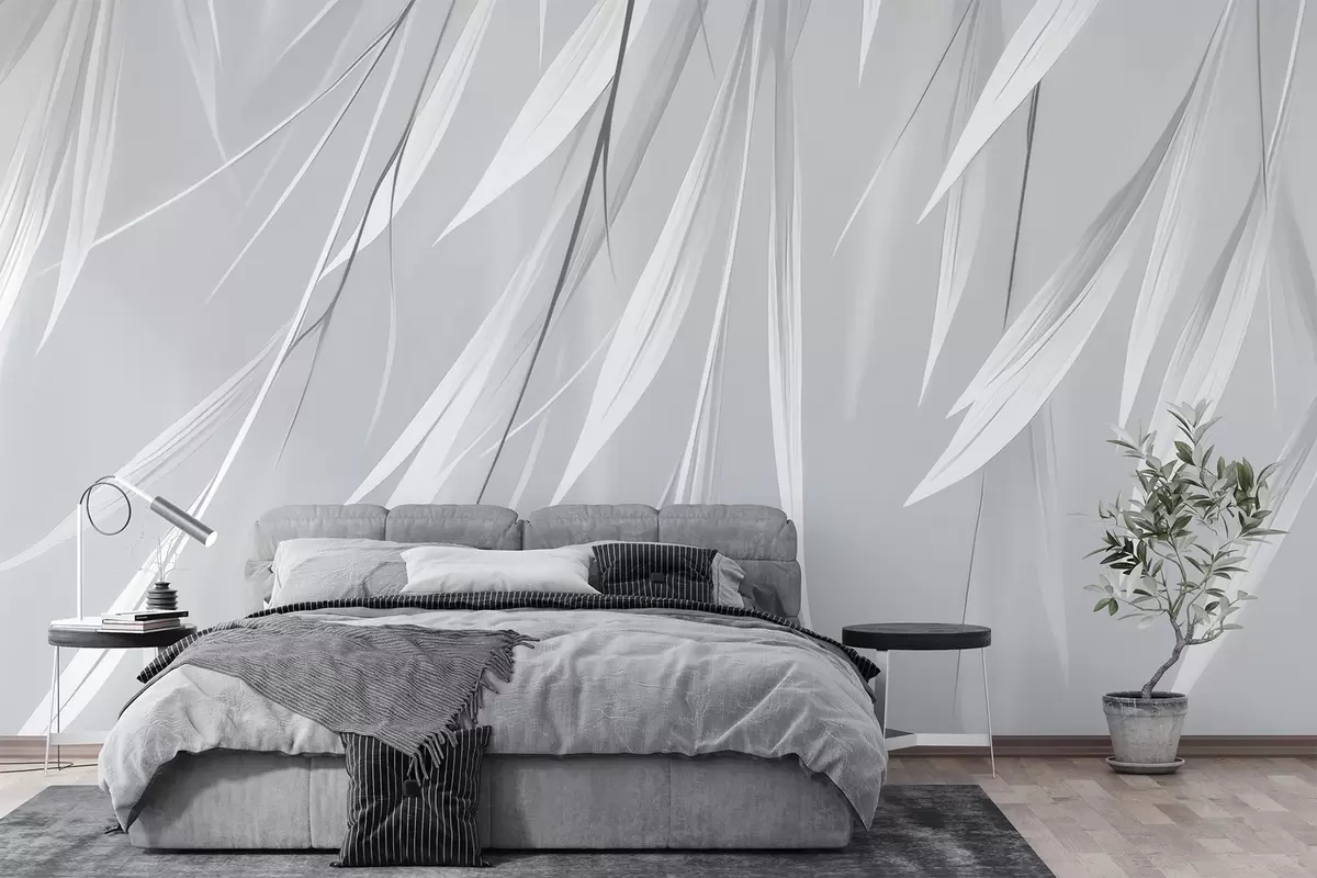 carta da parati Foglie sottili pendenti nr. w04703v3