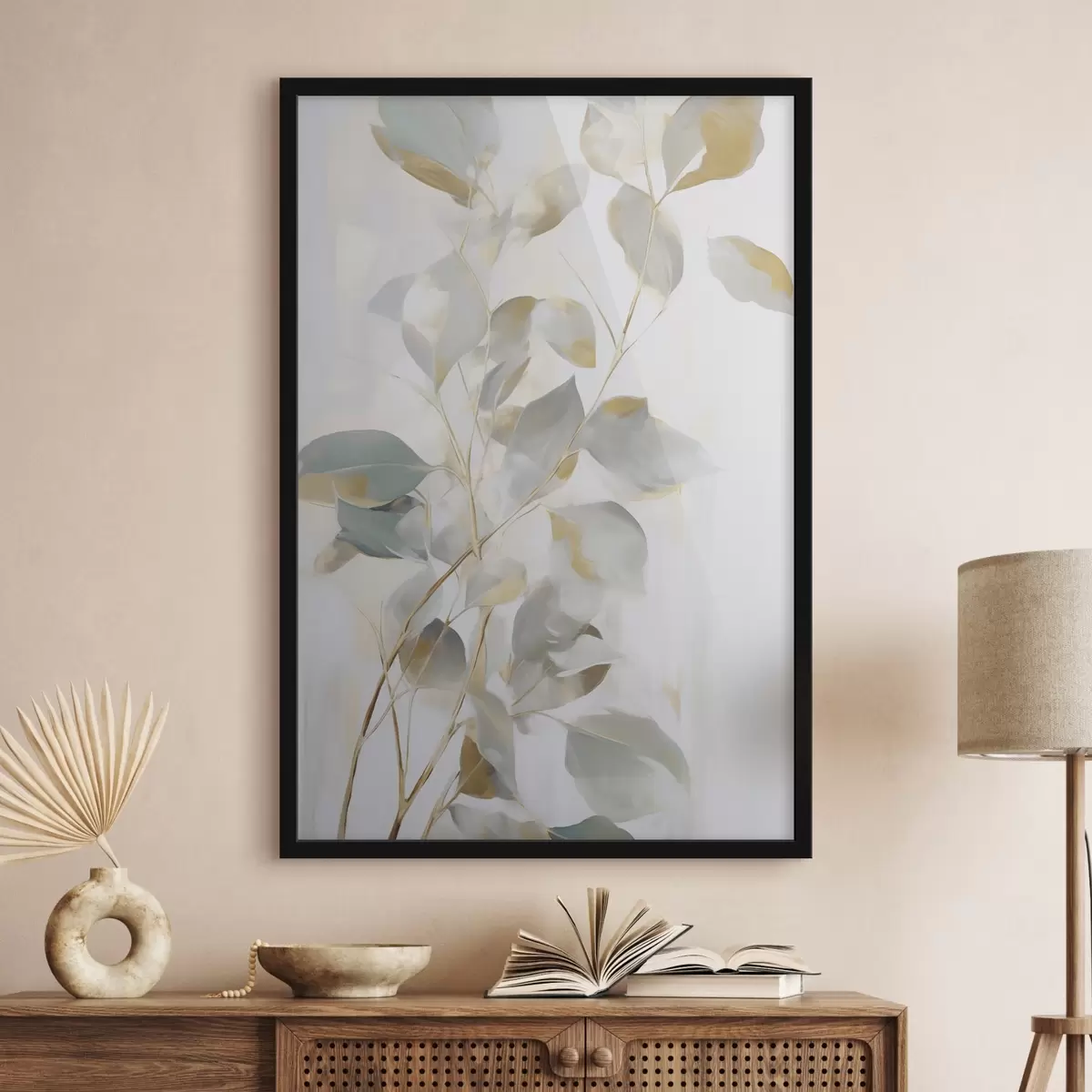 Poster Foglie astratte f46349