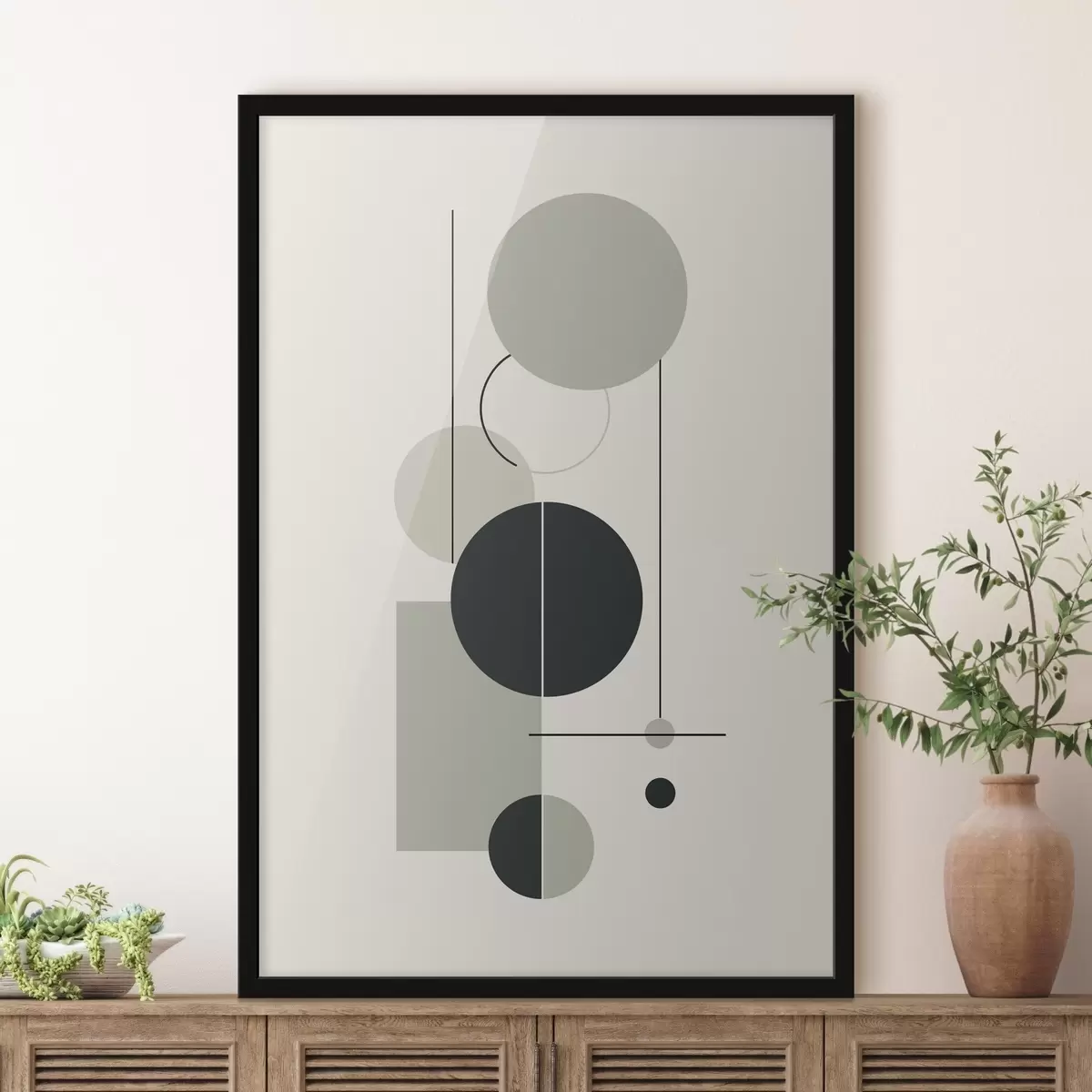 Poster Astrazione geometrica minimalista f46352