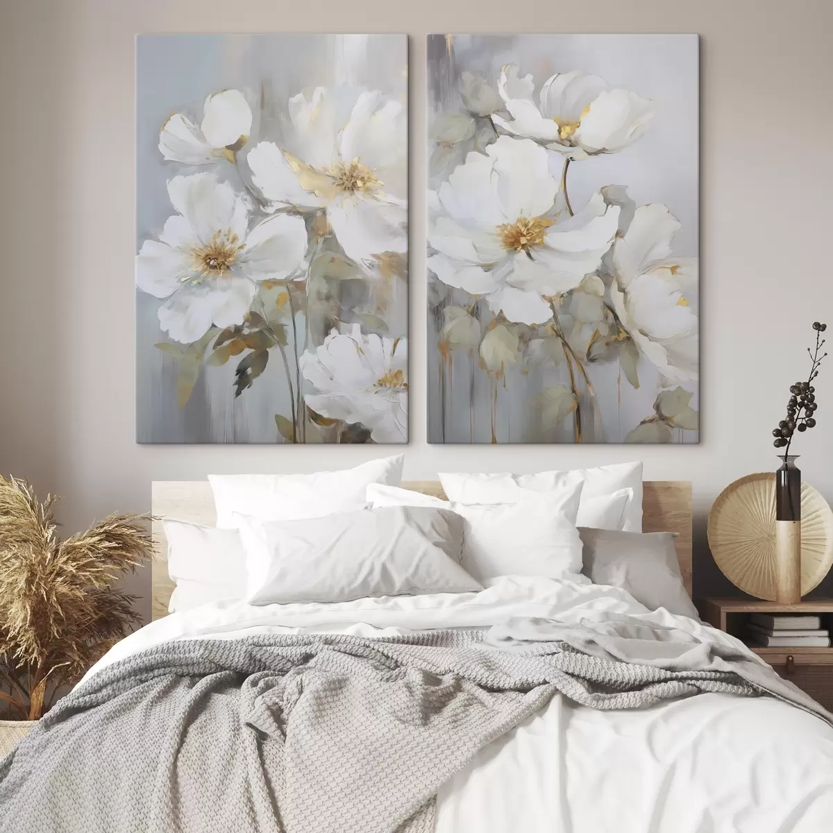 carta da parati Fiori astratti imitazione di pittura nr. m00906