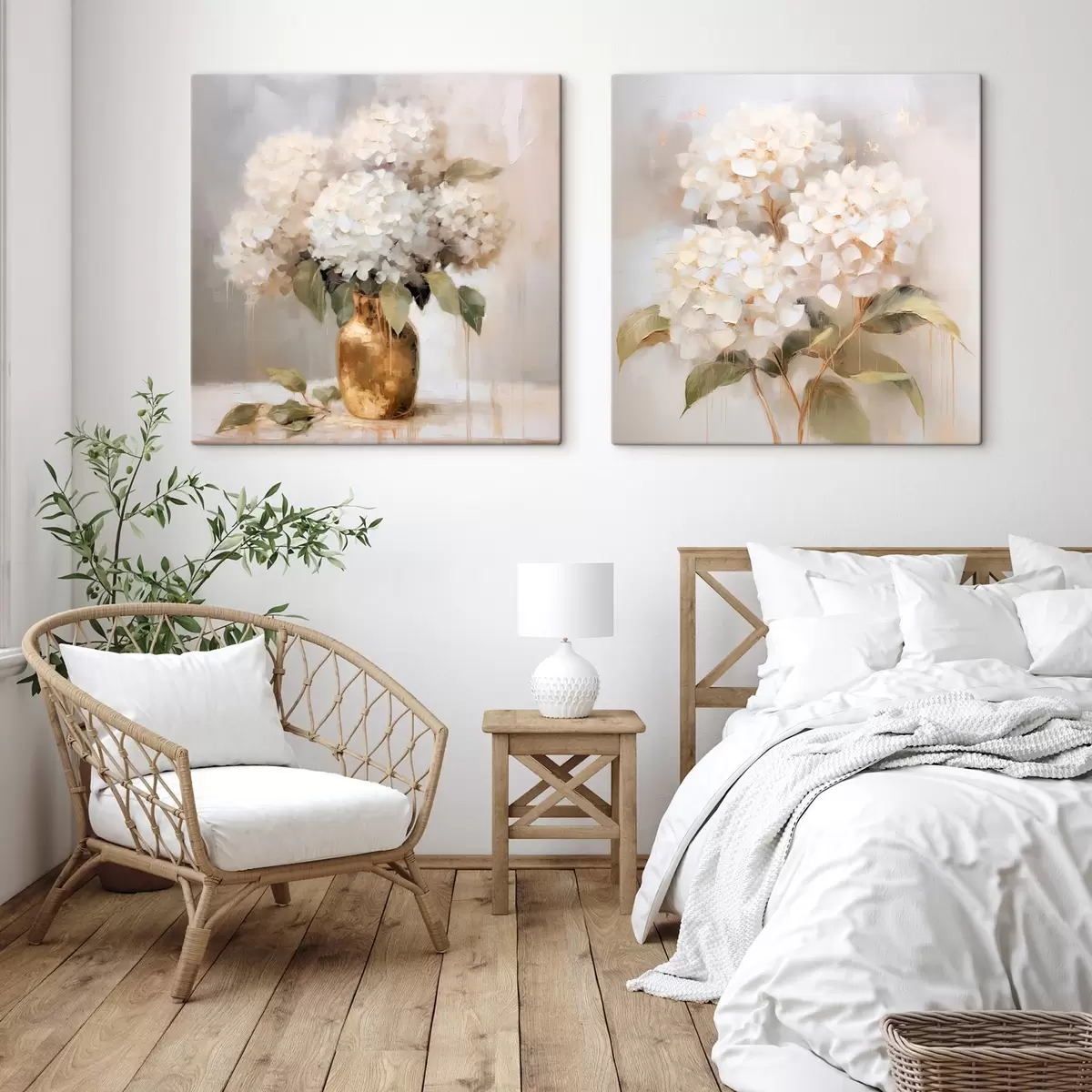 carta da parati Delicate ortensie nr. m00857