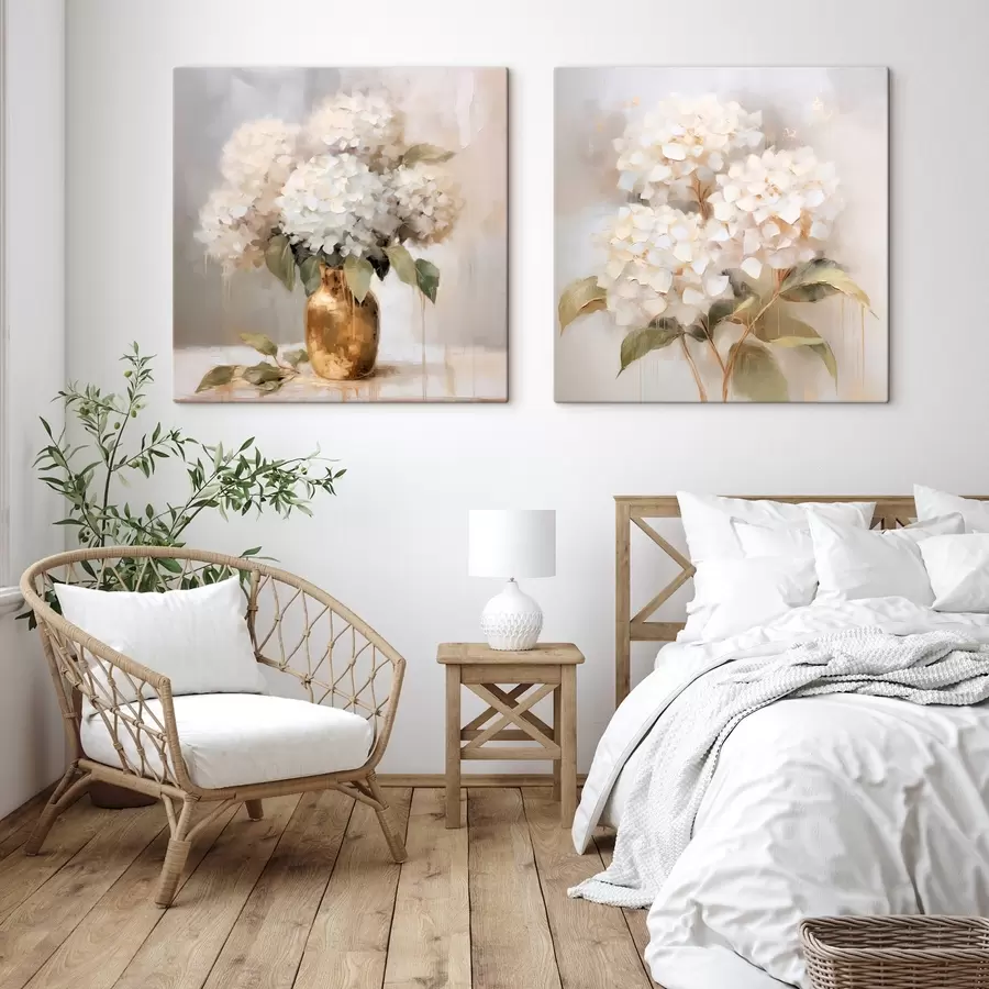 carta da parati Delicate ortensie nr. m00857