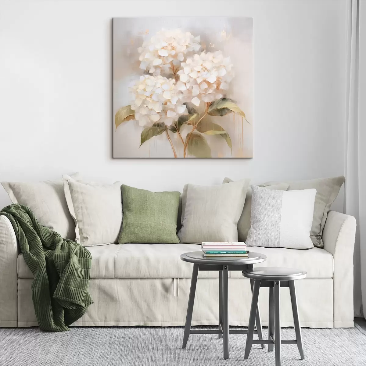 carta da parati Delicato bouquet di ortensie nr. s46262