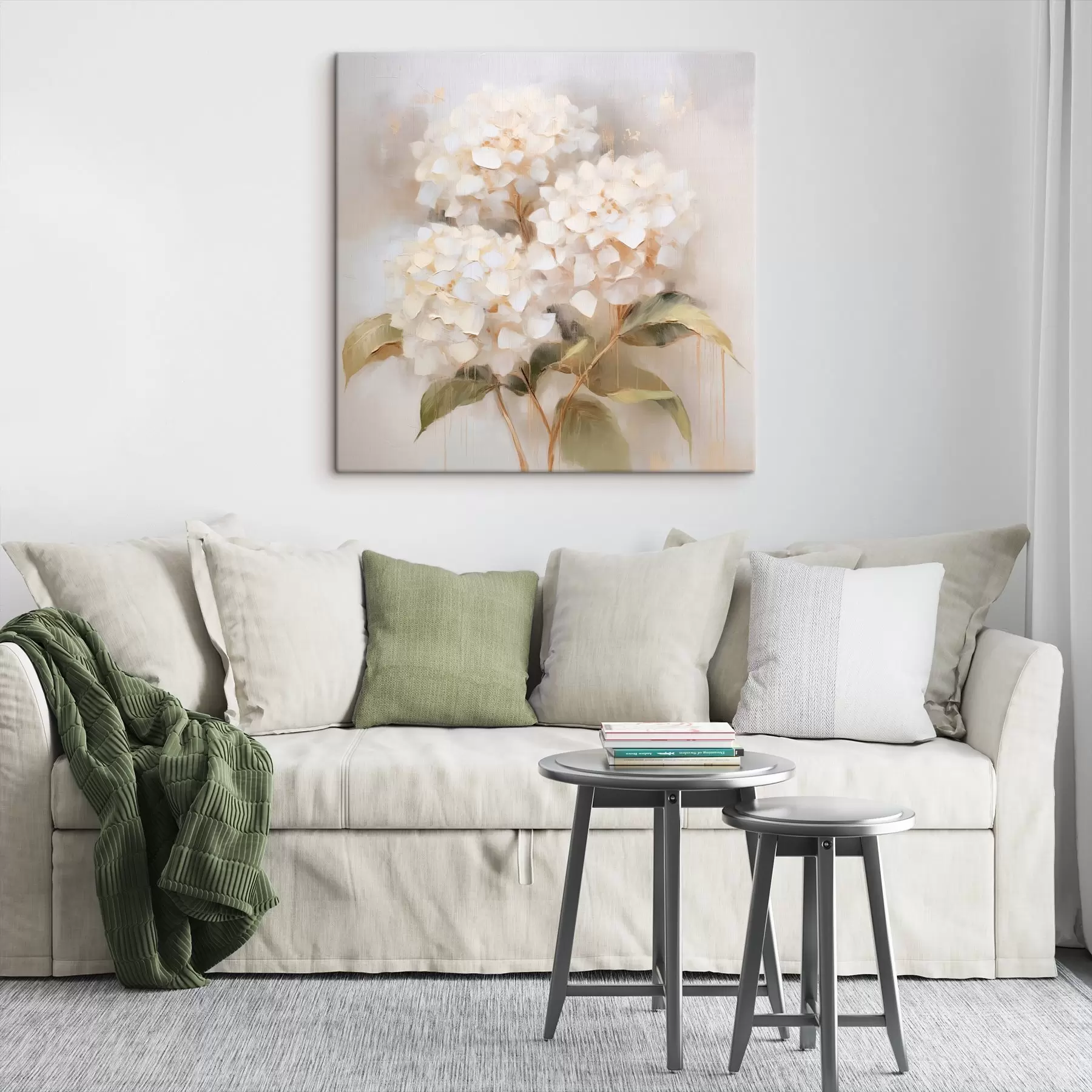 Quadro Delicato bouquet di ortensie nr. s46262
