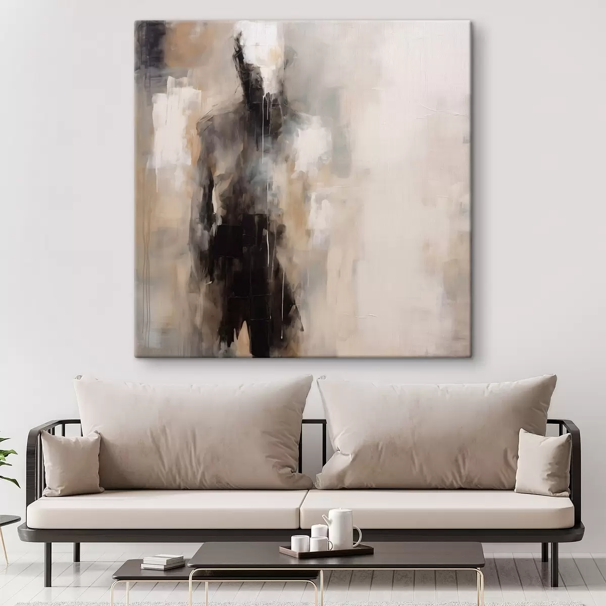 carta da parati Una figura umana astratta nell'ombra nr. s46360