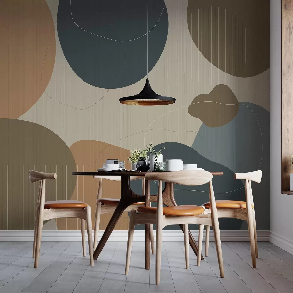 carta da parati Cerchi astratti nr. w04759v1