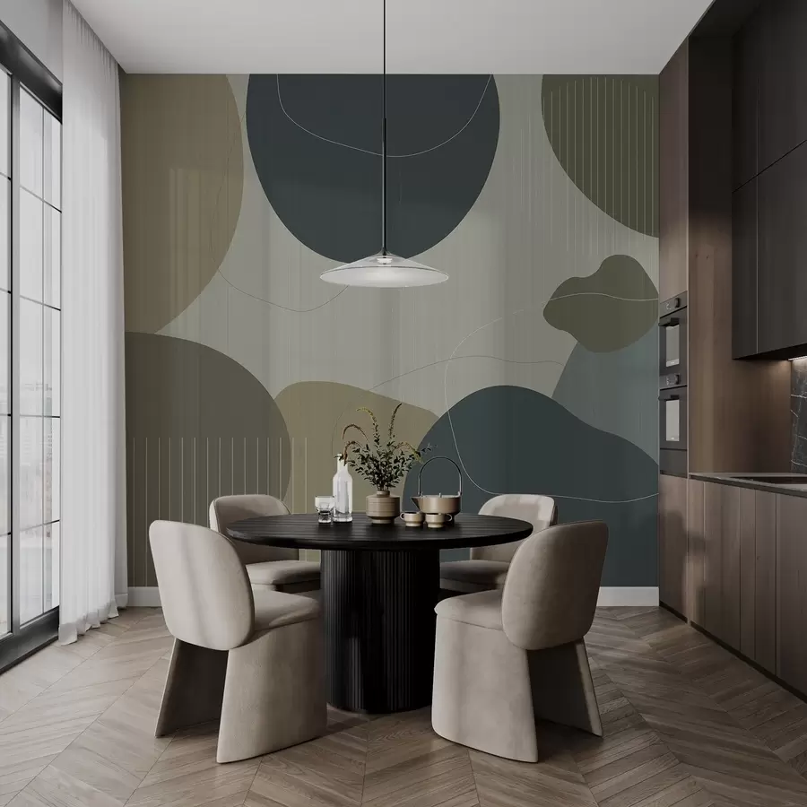 carta da parati Cerchi astratti nr. w04759v2