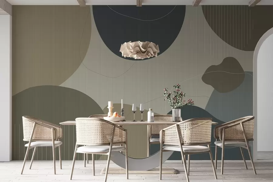 carta da parati Cerchi astratti nr. w04759v2