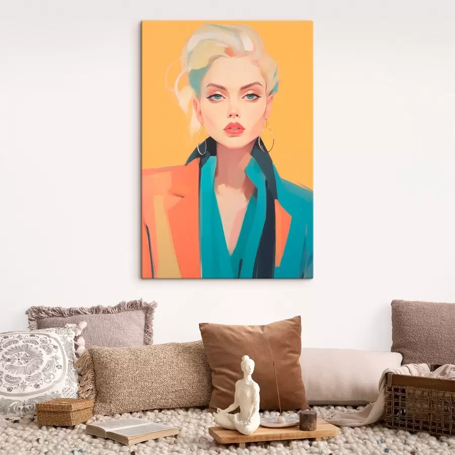 carta da parati Ragazza con la giacca nr. s46422