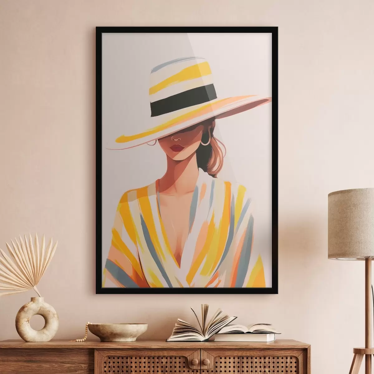 Poster Ragazza con cappello f46421