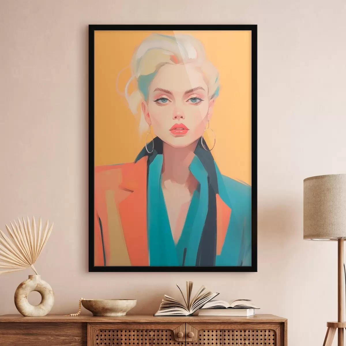 Poster Ragazza con la giacca f46422